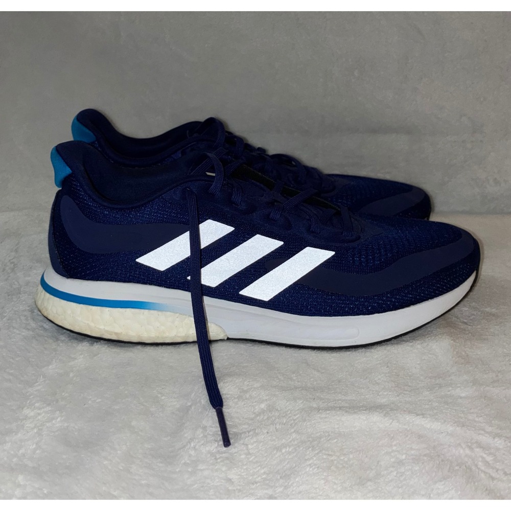 Adidas SUPERNOVA Running Jogging Trainers Shoes Sneakers Mens Size 8.5 Navy Blue